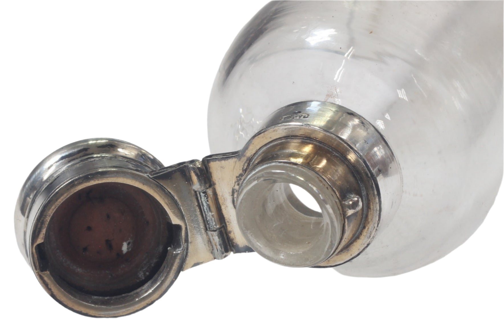 James Dixon Saddle or Hunting Flask in Leather Case