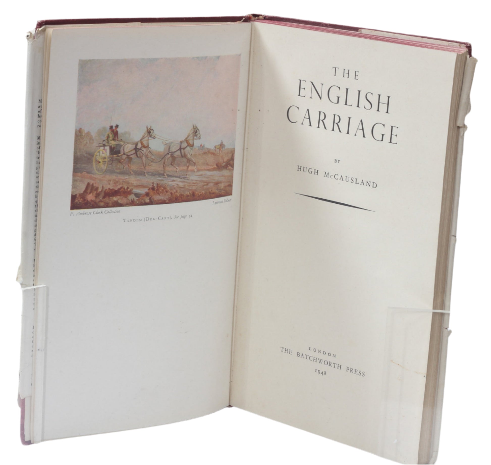 The English Carriage by Hugh McCausland, 1st Ed. 1948