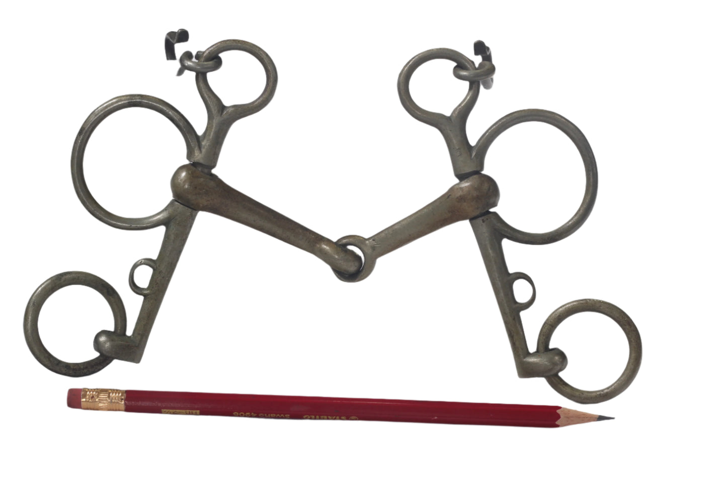 A Vintage Small Jointed Pelham Bit