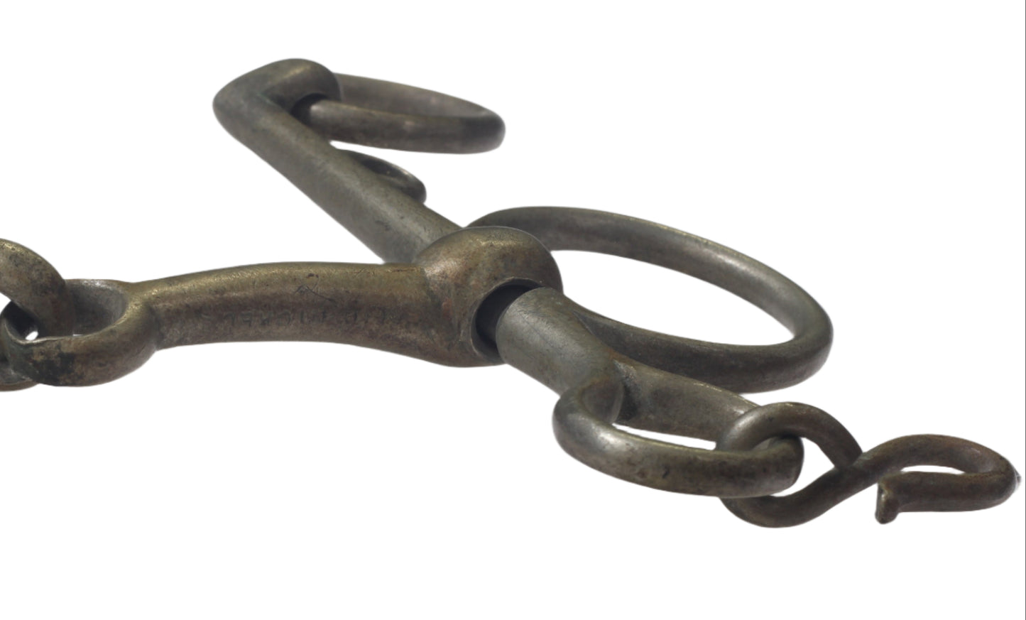 A Vintage Small Jointed Pelham Bit