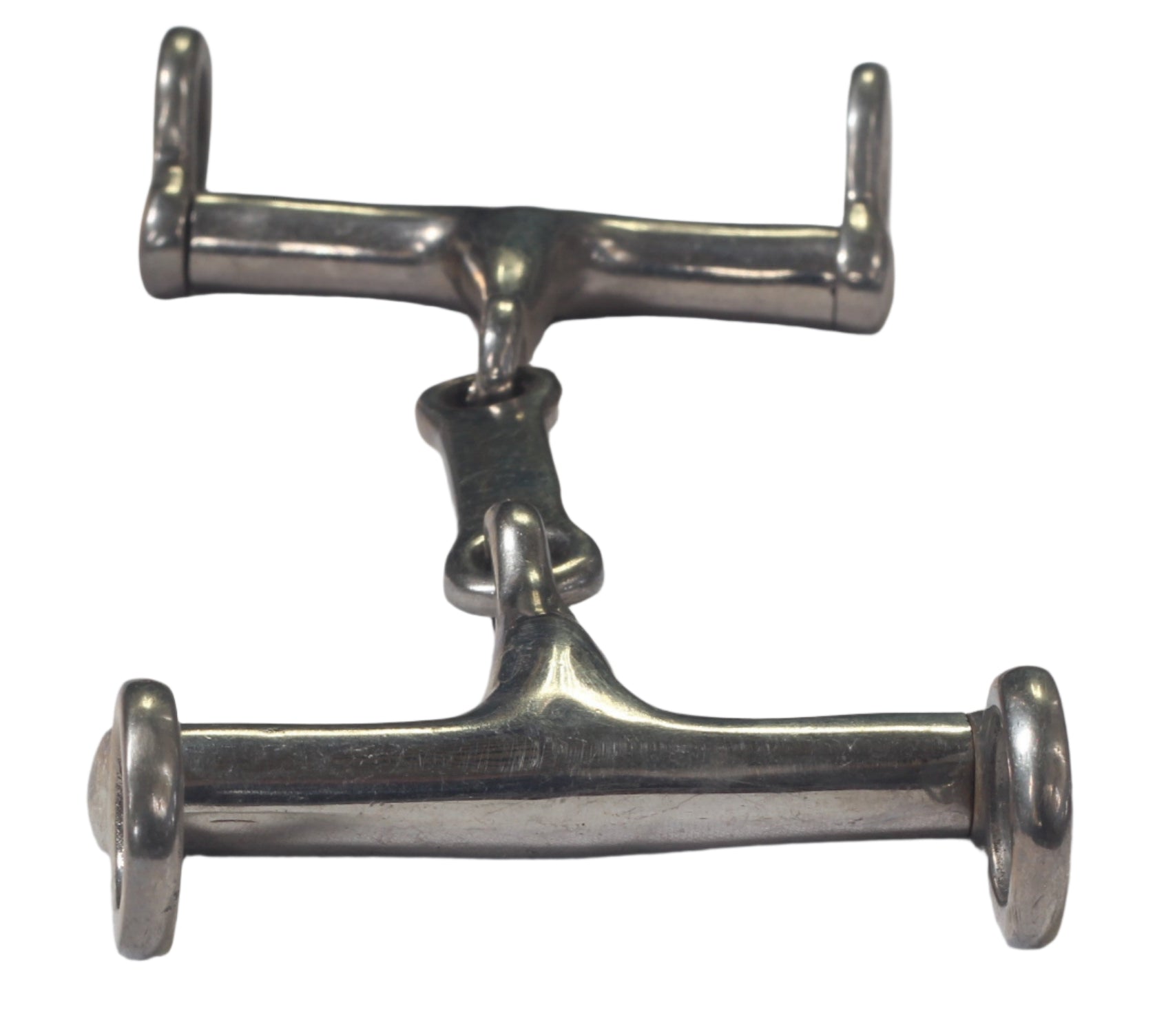 A Barrel Cheek Duncan Gag Bit with Dr Bristol Mouth