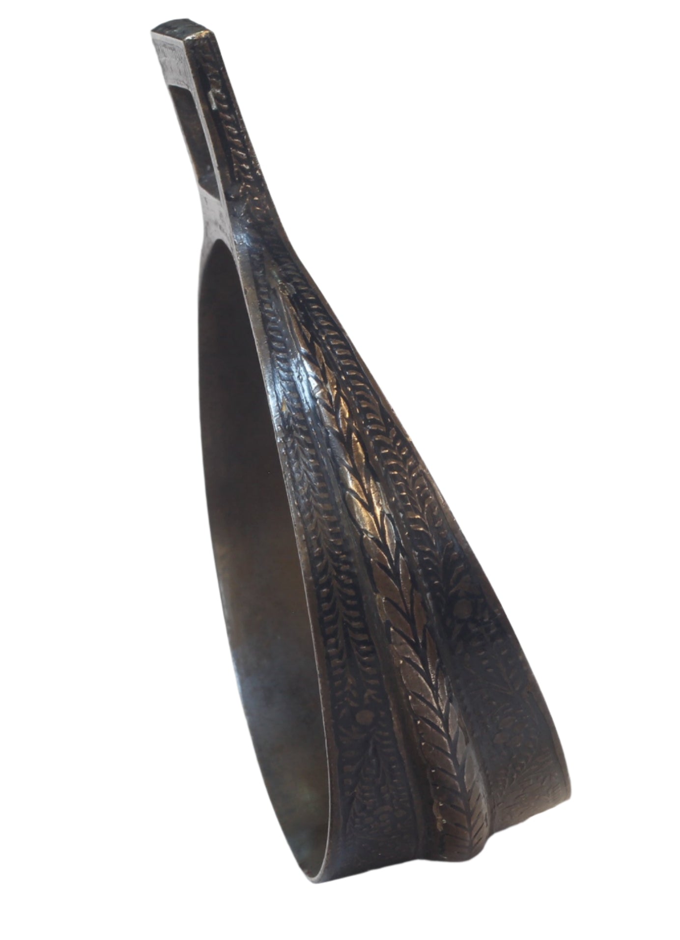 Decorated Indian stirrups