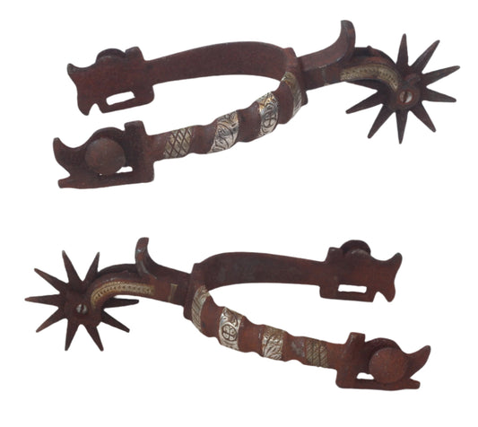 Antique California cowboy spurs