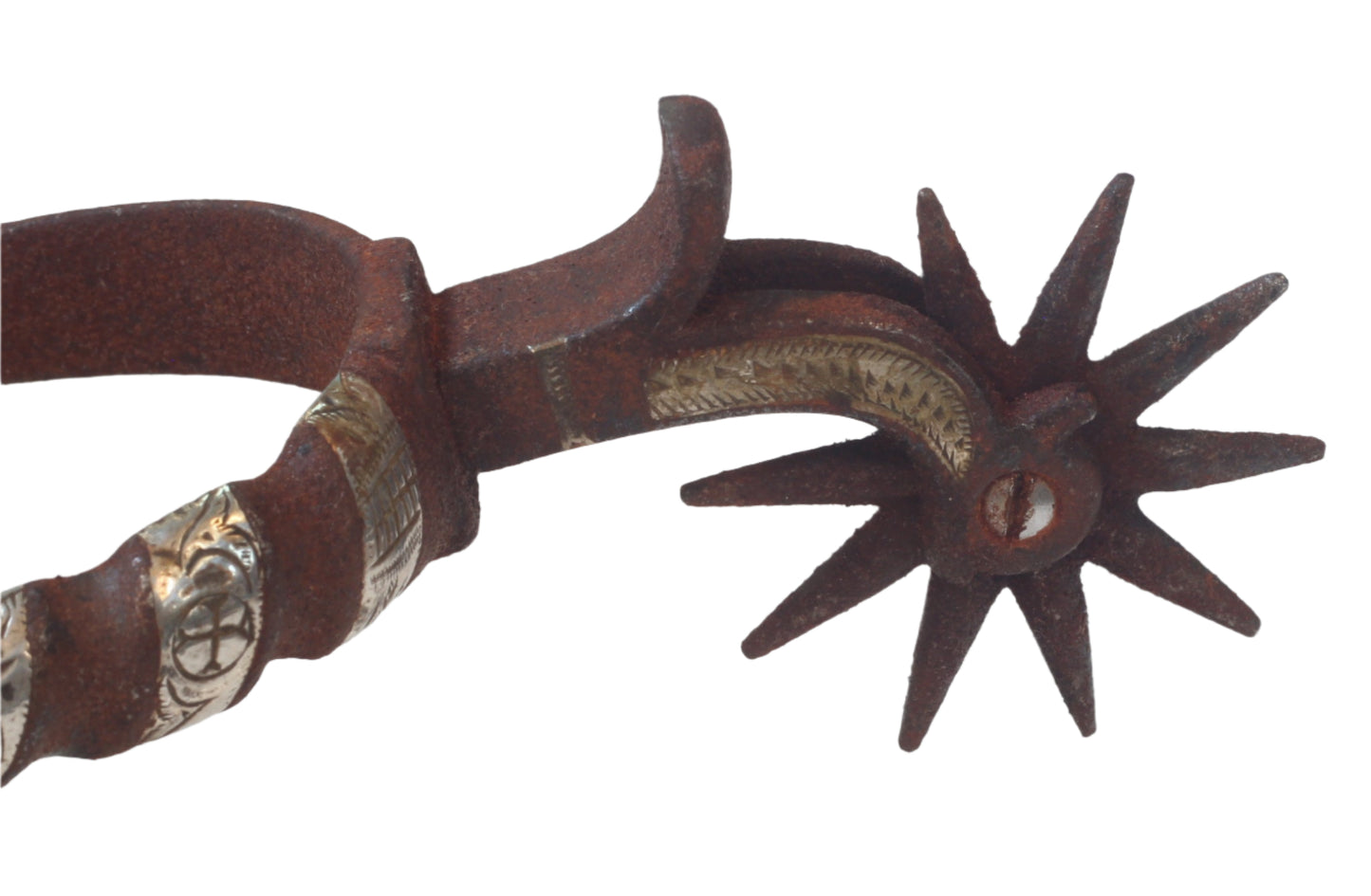 Antique California cowboy spurs