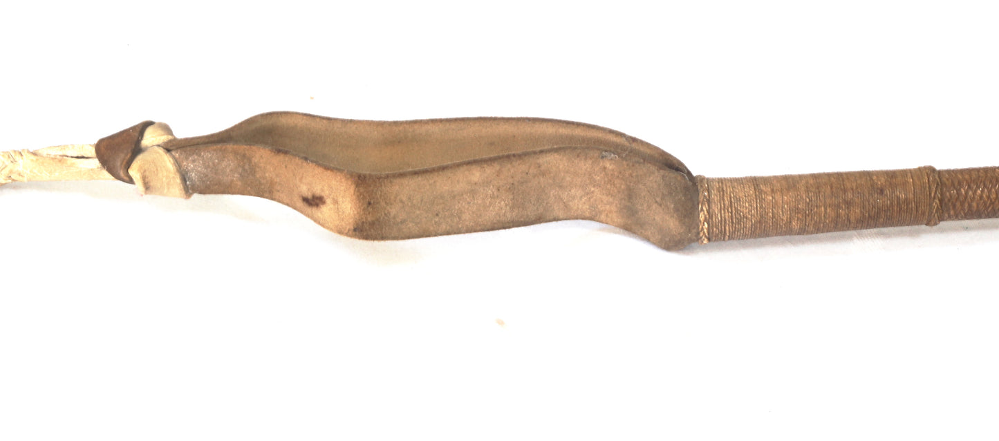 Edwardian hunting whip with axe handle