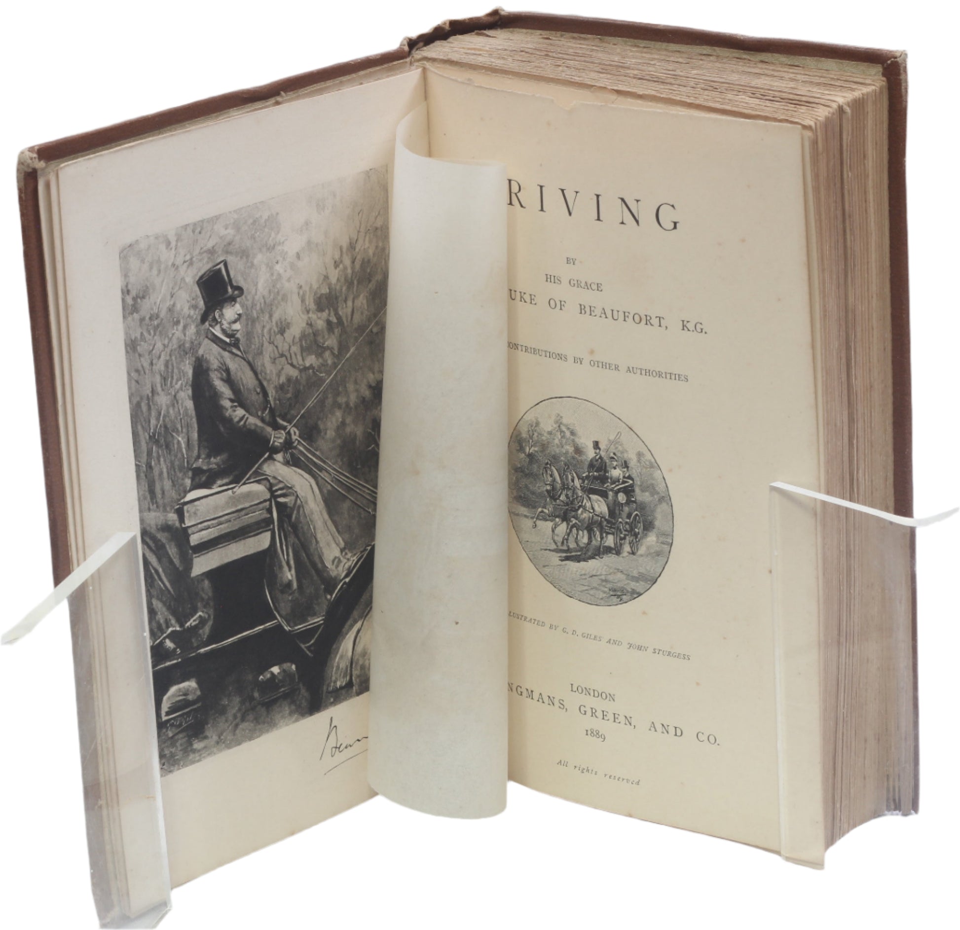 The Badminton Library: Driving by the Duke of Beaufort, 1st Ed 1889