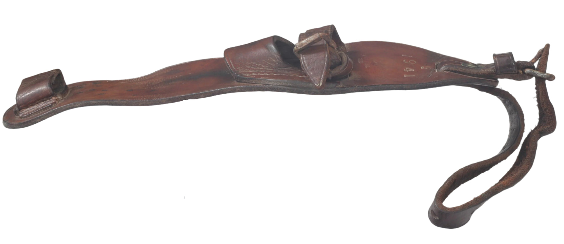 A 1916 Long Leather Cavalry Sword Frog