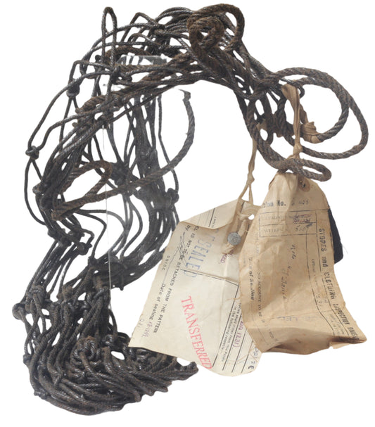 A 1960s British Army Tarred Haynet with Sealed Standard Pattern