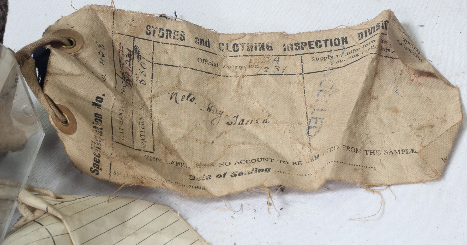 A 1960s British Army Tarred Haynet with Sealed Standard Pattern