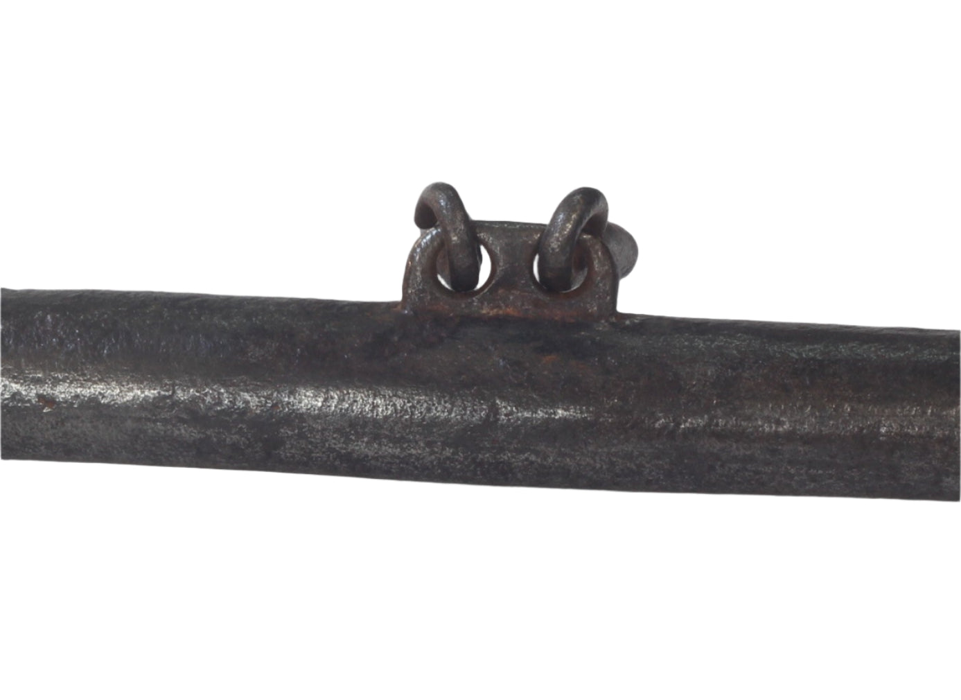 An Antique Breaking or Mouthing Straight Mouth Snaffle Bit