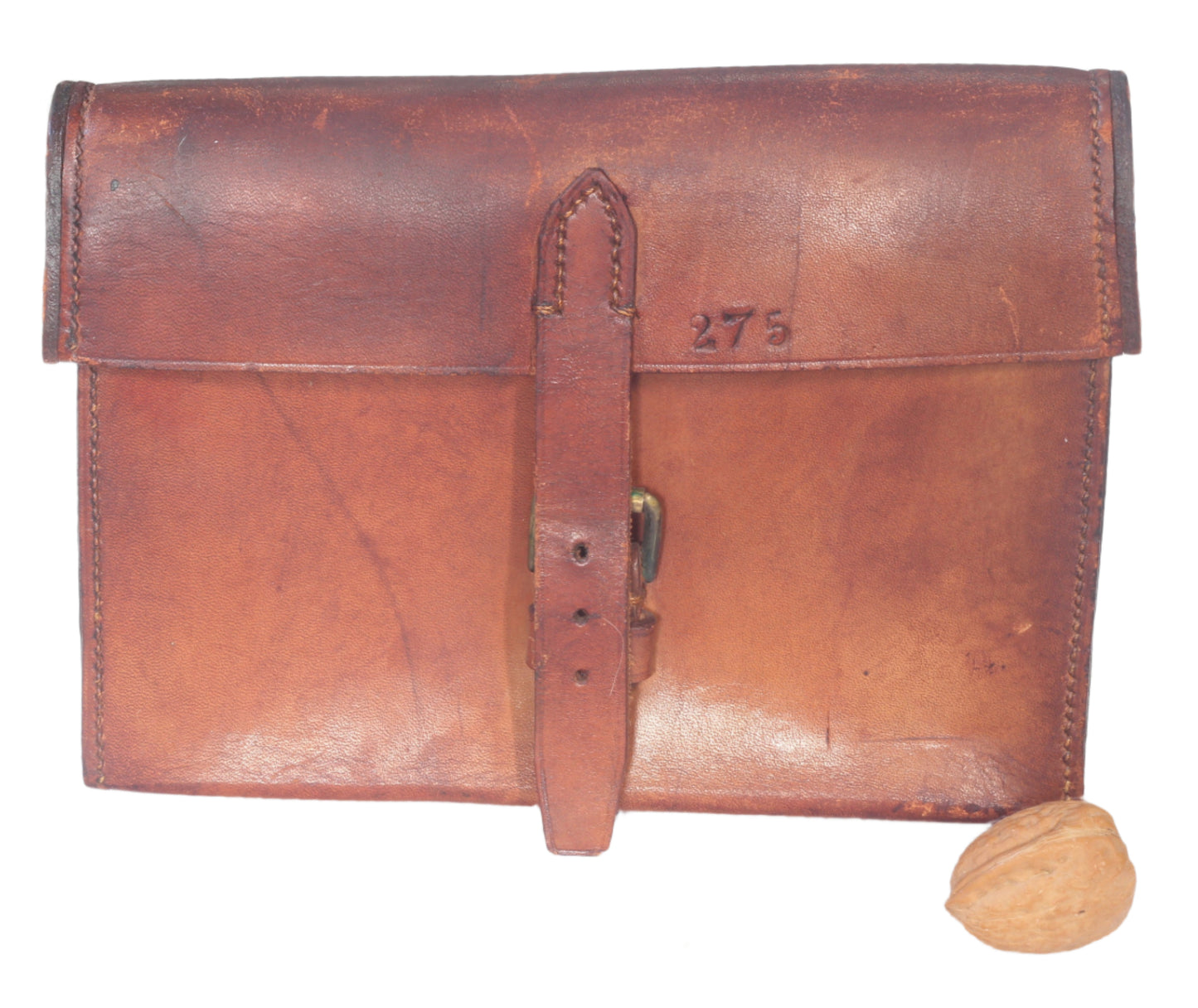1944 WW2 Leather Saddle Pouch or Case
