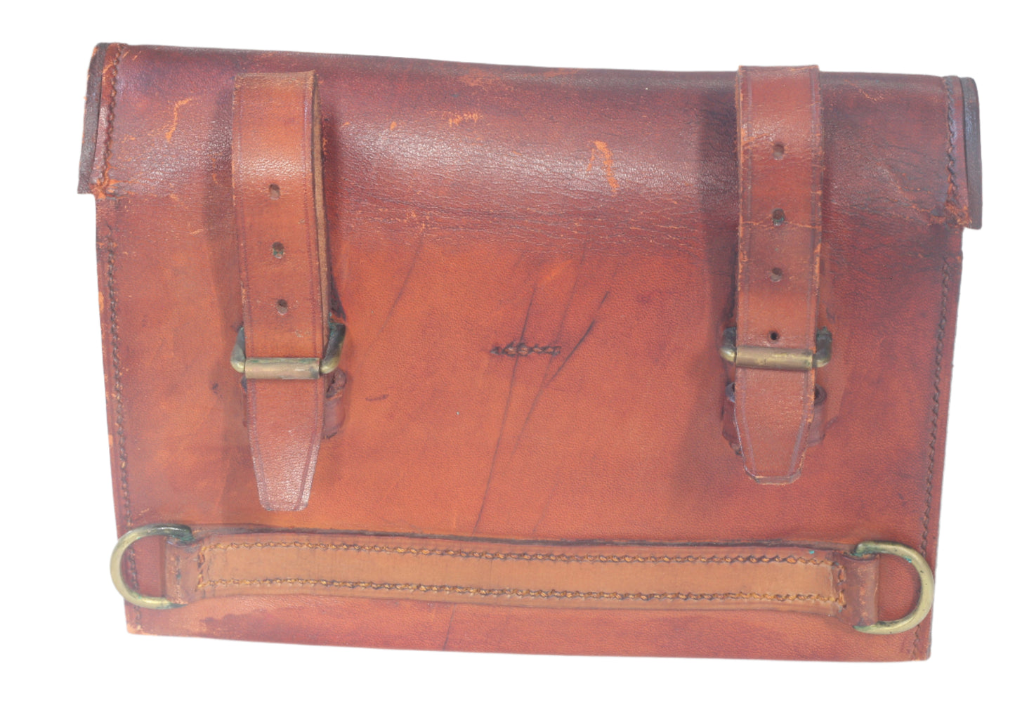 1944 WW2 Leather Saddle Pouch or Case
