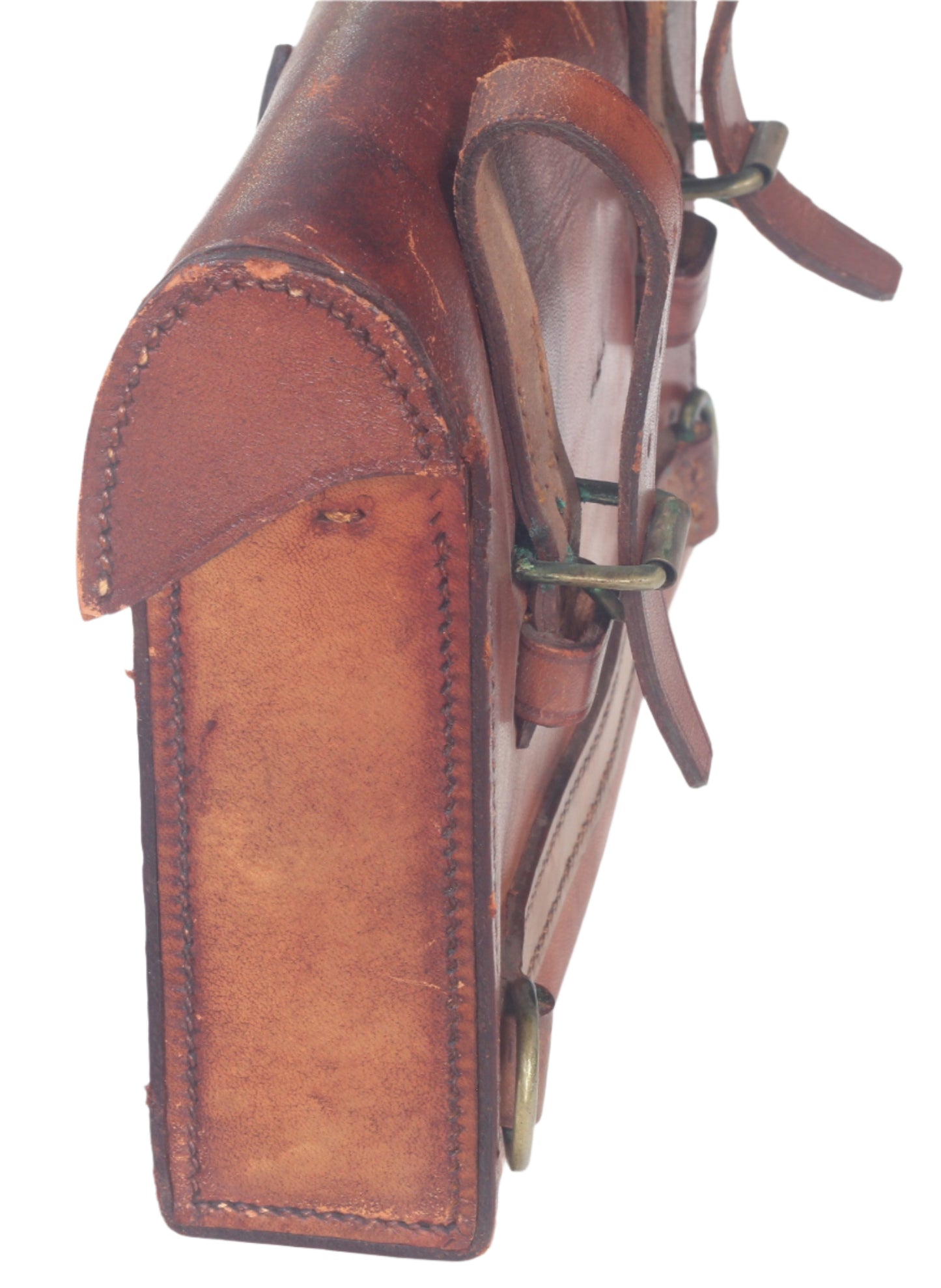 1944 WW2 Leather Saddle Pouch or Case