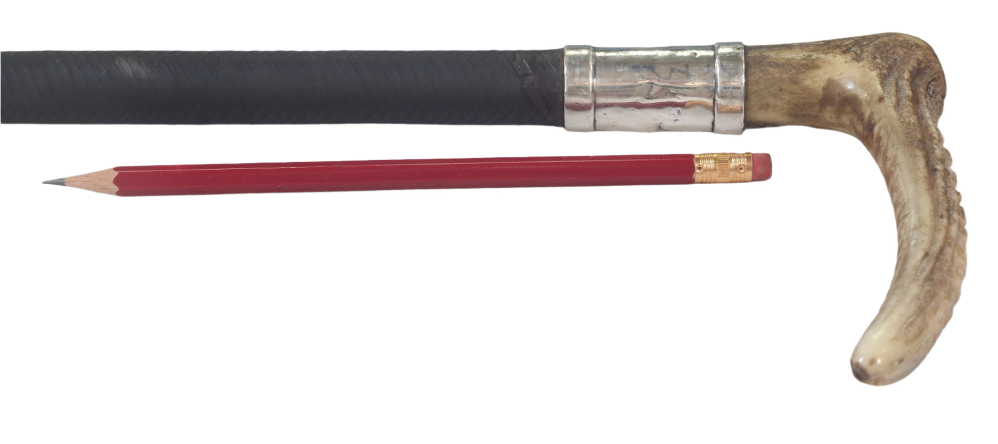 Vintage 1960 Swaine & Adeney Leather Hunting Whip or Crop