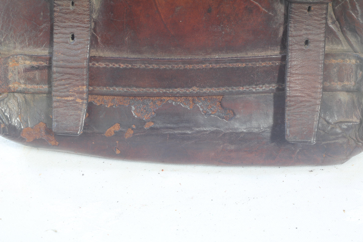 1915 WW1 Leather Cavalry Saddle Pouch or Case