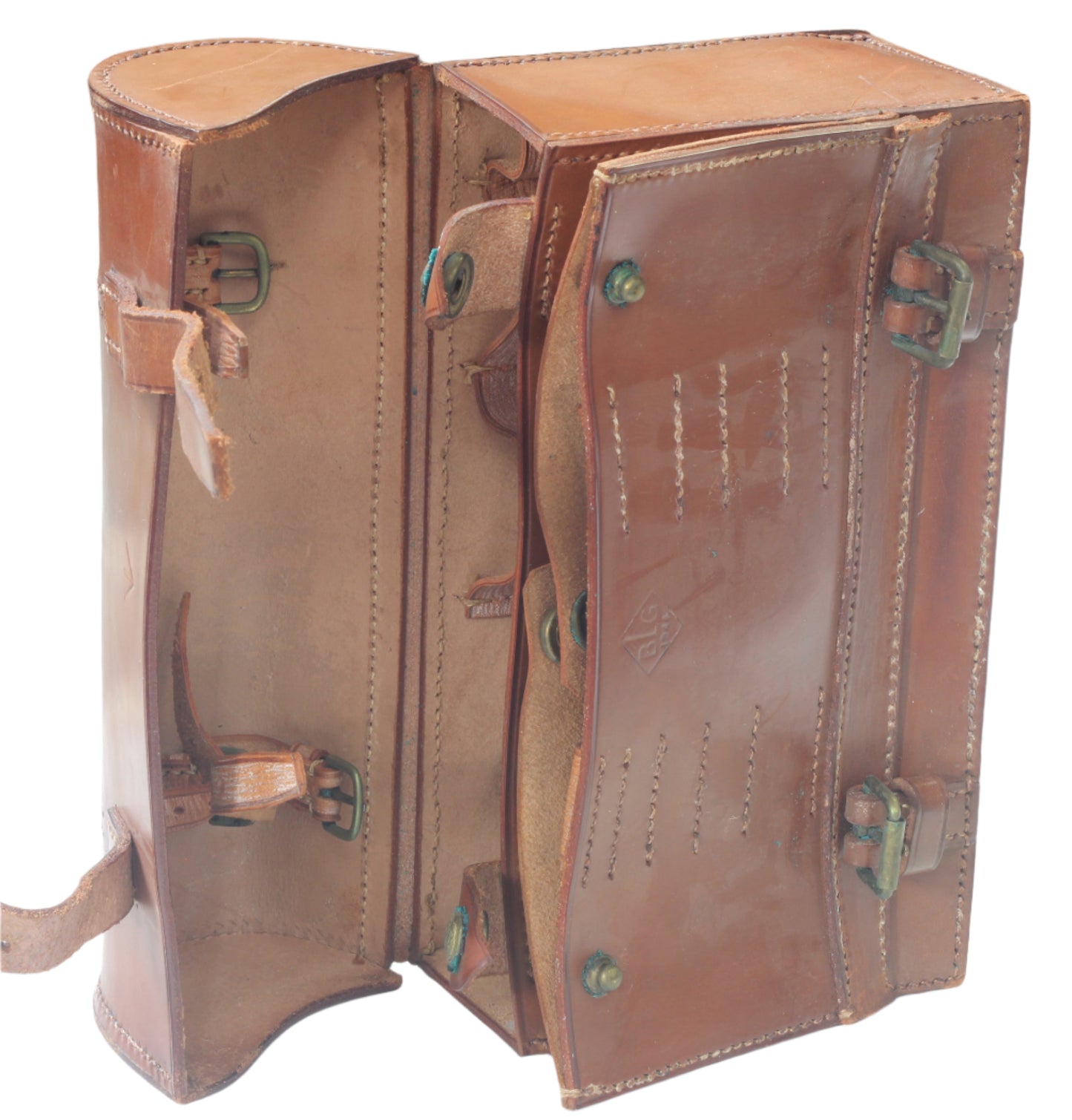 1944 WW2 British Army Veterinary Saddle Pouch or Case