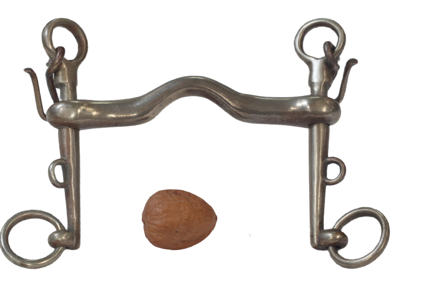 A Vintage Nickel Weymouth Bit