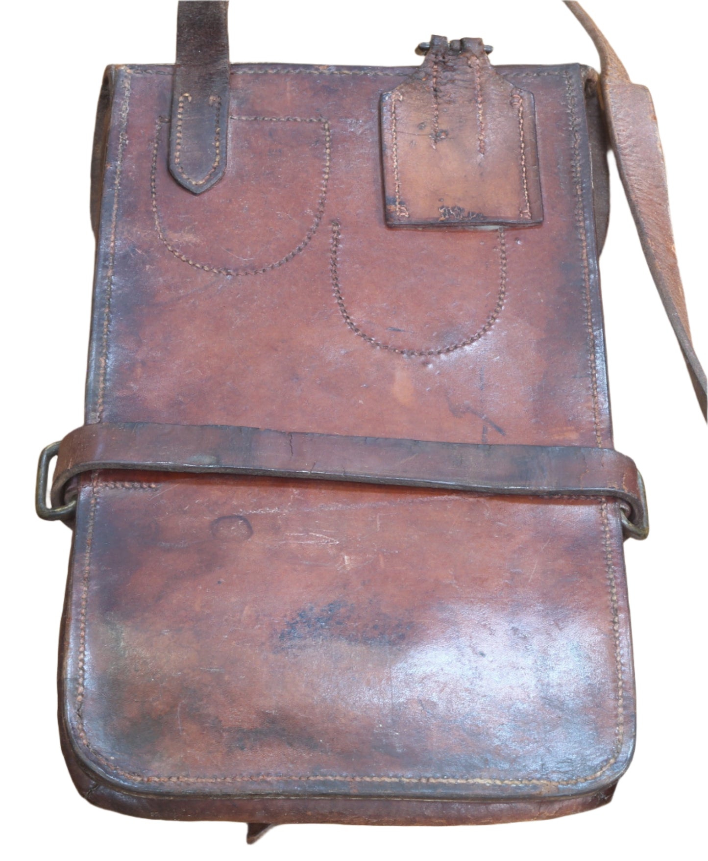 1916 WW1 British Army Leather Satchel or Case - cav074