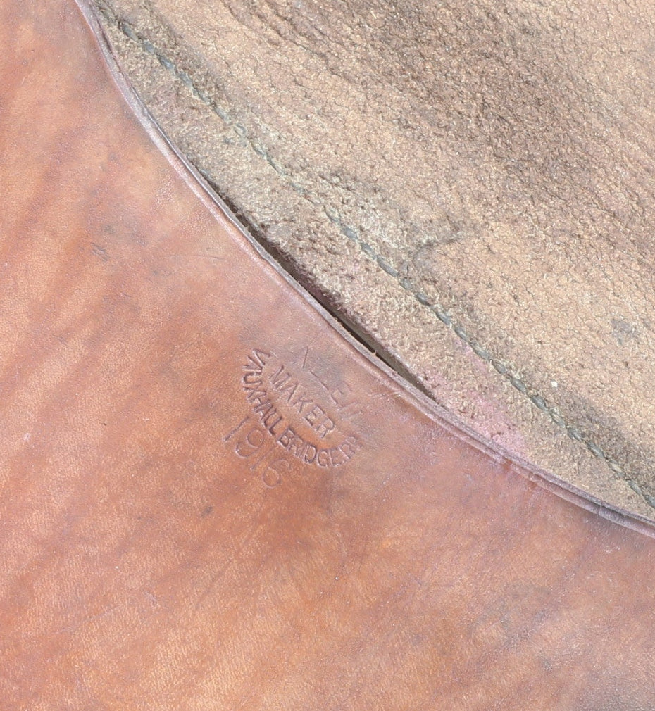 1916 WW1 British Army Leather Satchel or Case - cav074