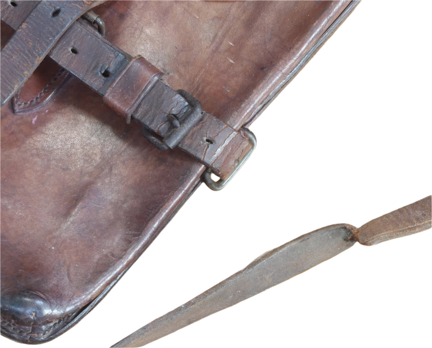 1916 WW1 British Army Leather Satchel or Case - cav074