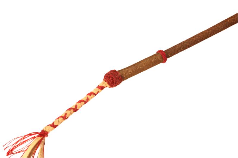 Antique Gents Park whip with Hound Handle