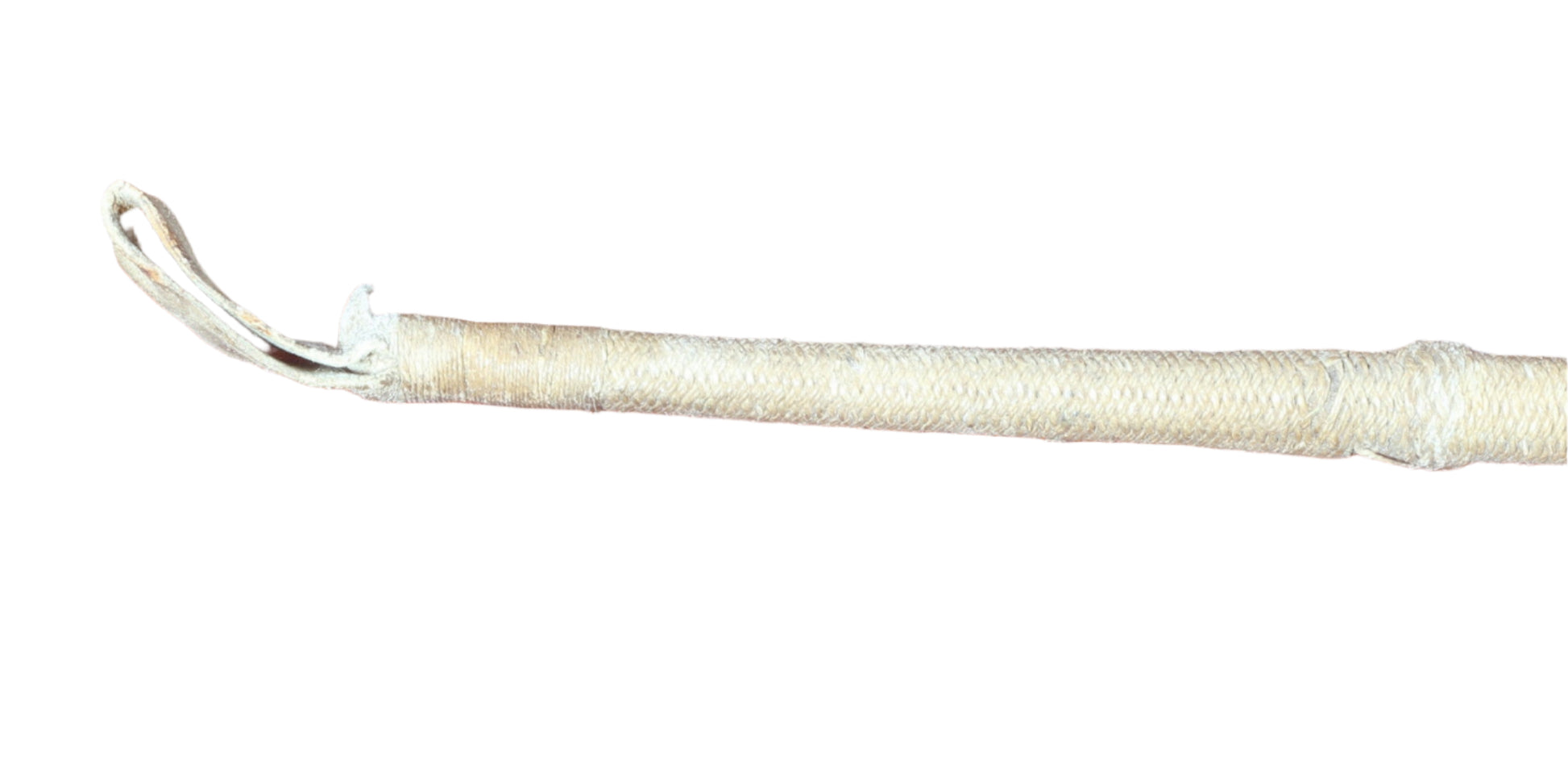 Antique Whip or Crop with Horn Cap Carved as a Fish in a Hand