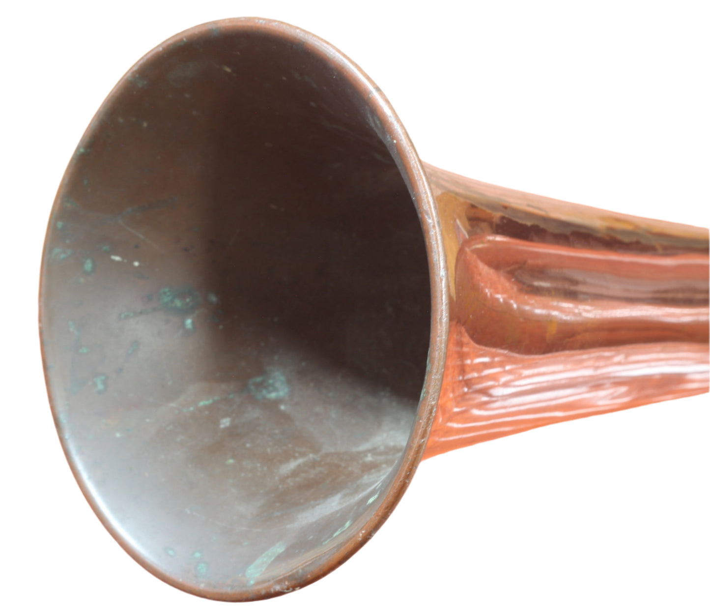 Antique 43" Callow Coach Horn in Leather Case