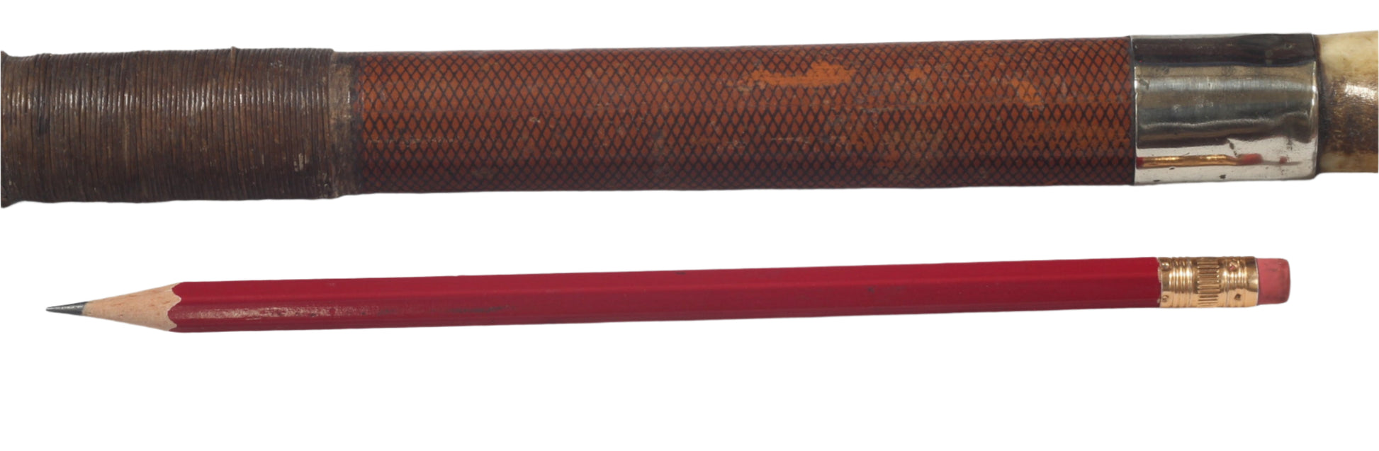 Antique Beagling Whip with Hound Handle