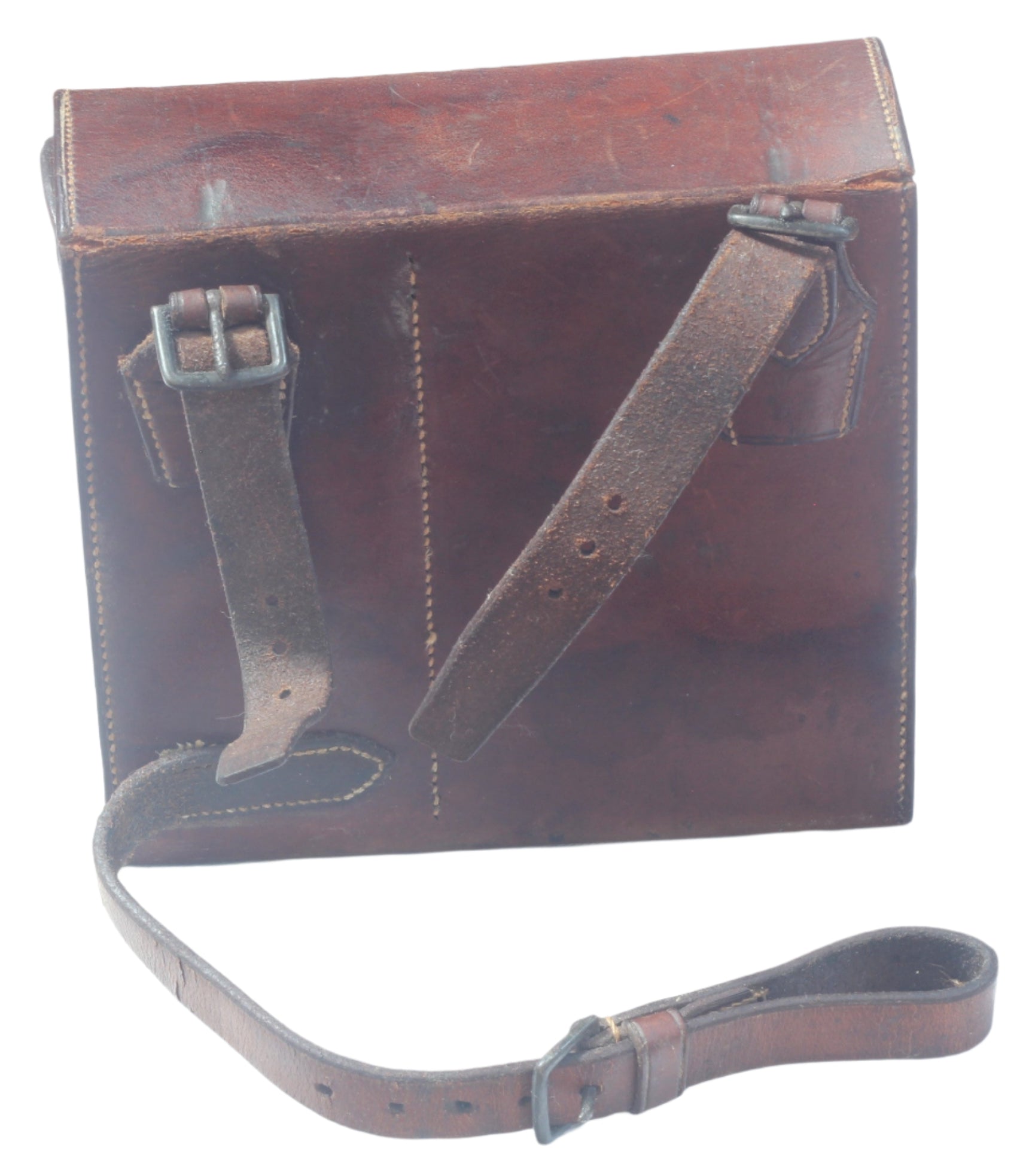 Vintage Hunting or Saddle Canteen with Flask and Sandwich Tin