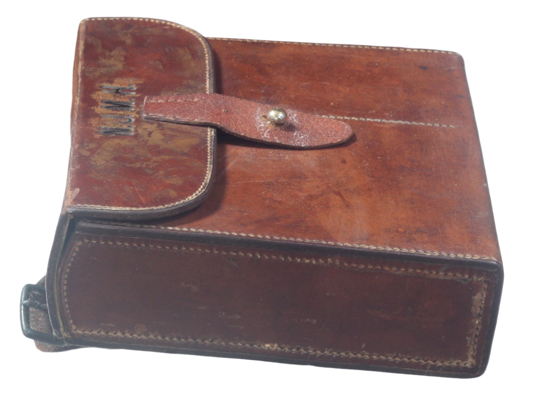 Vintage Hunting or Saddle Canteen with Flask and Sandwich Tin