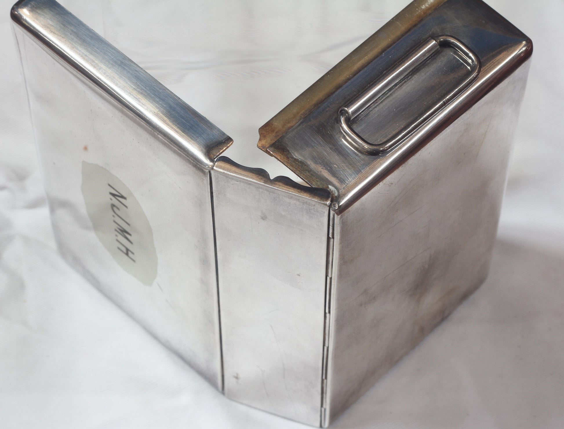 Vintage Hunting or Saddle Canteen with Flask and Sandwich Tin
