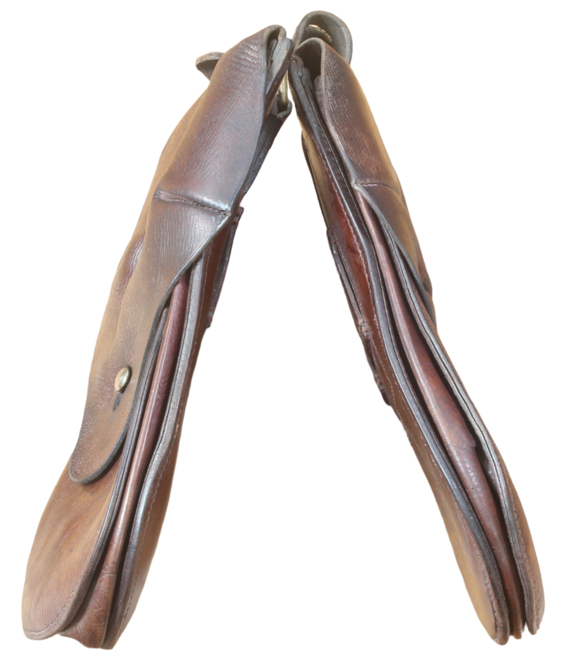WW1 Leather Cavalry Saddle Wallets
