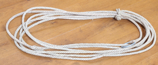 Vintage 32ft 6" (9.9m) Braided Rawhide Lasso or Reata