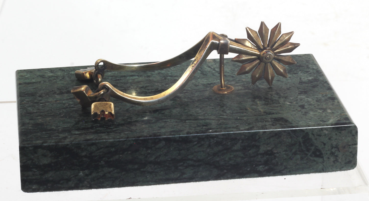 Silver Gilt Spur Paperweight by Garrard