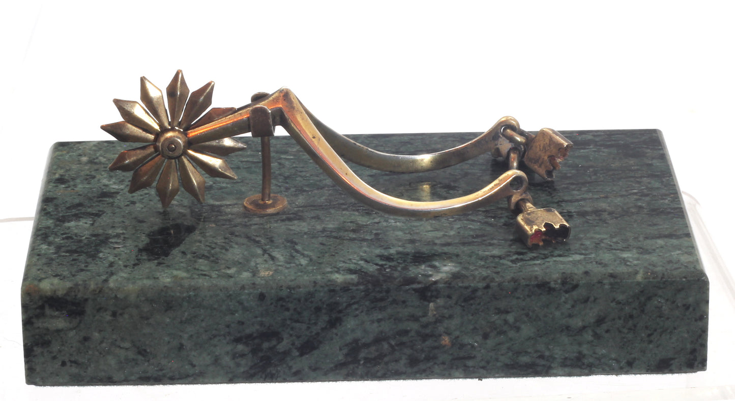 Silver Gilt Spur Paperweight by Garrard