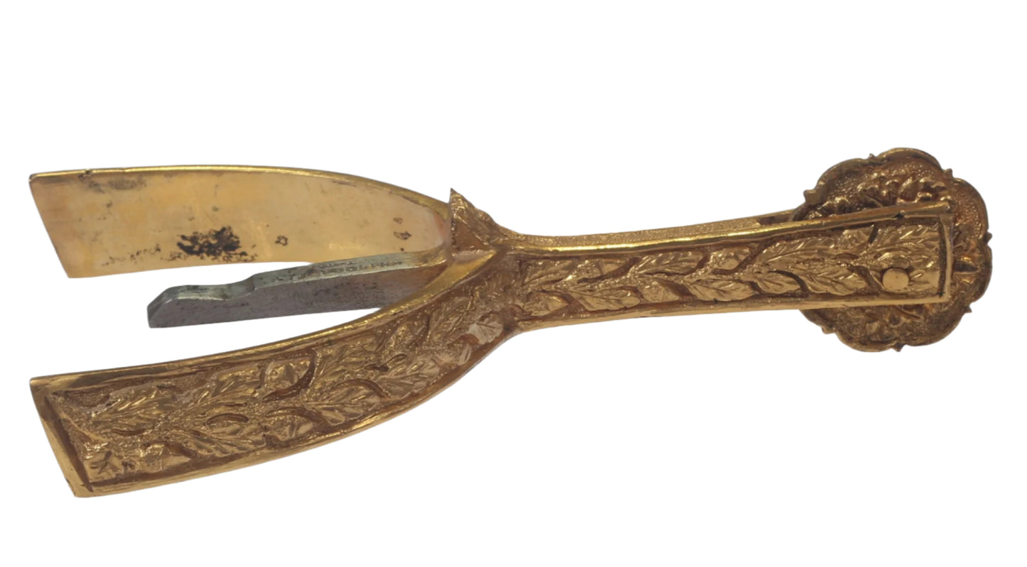 Pair of Cased Officer's Dress Spurs by Maxwell