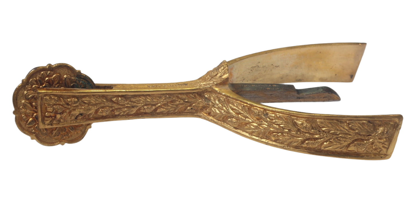 Pair of Cased Officer's Dress Spurs by Maxwell