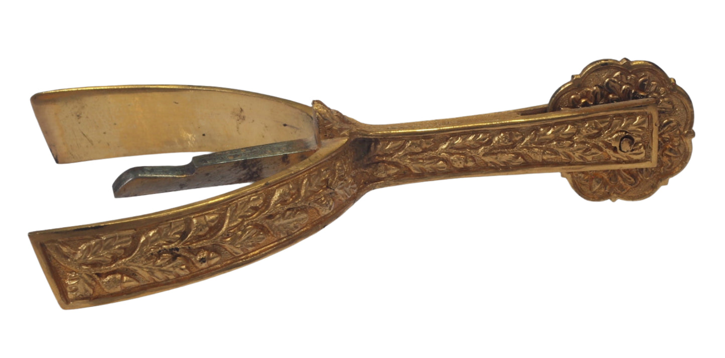 Pair of Cased Officer's Dress Spurs by Maxwell