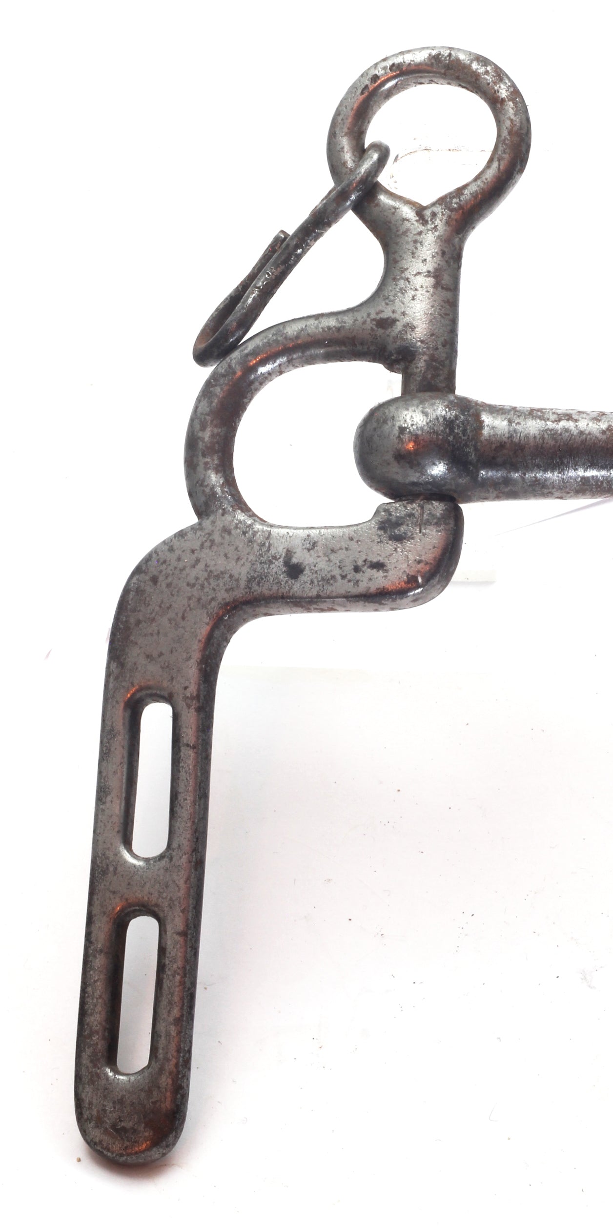A 1915 Steel Military Elbow or Portsmouth Bit