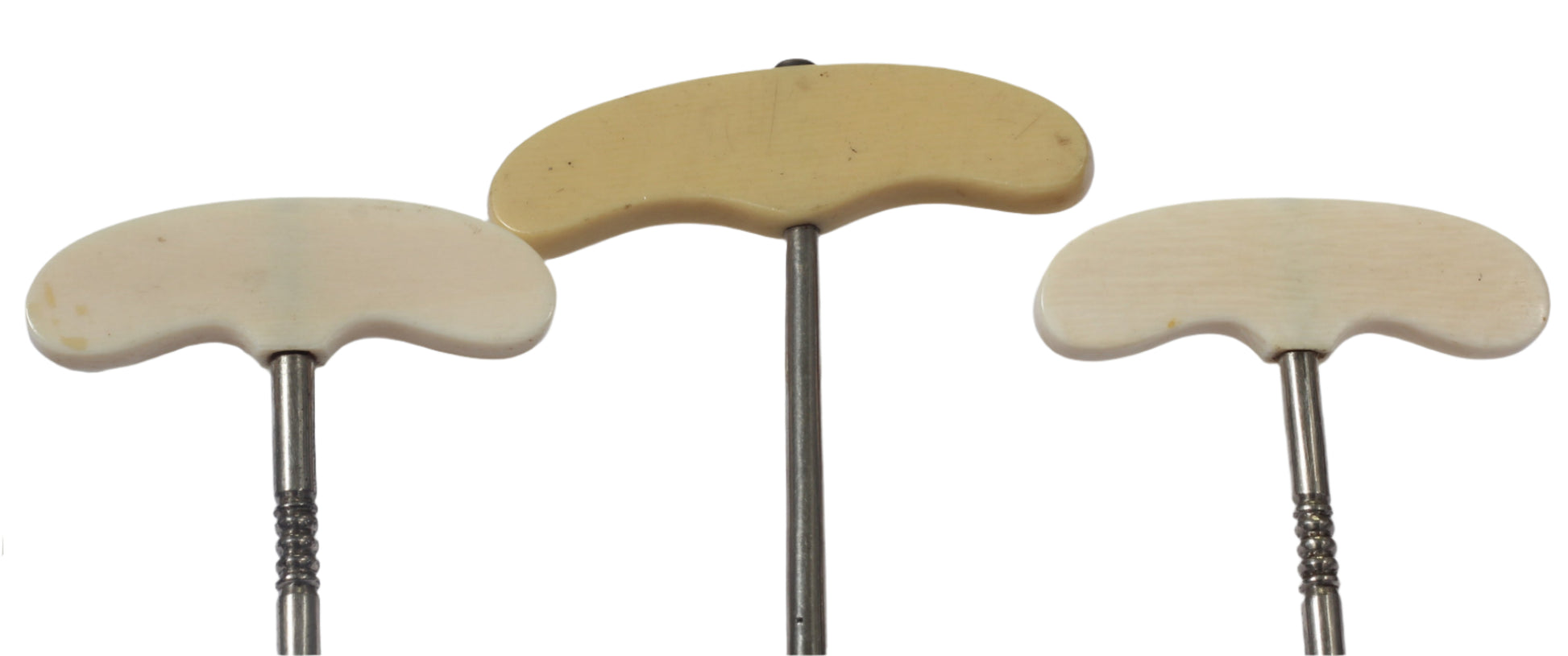 Vintage Boot Pulls & Shoe Horn with Ivorine Handles