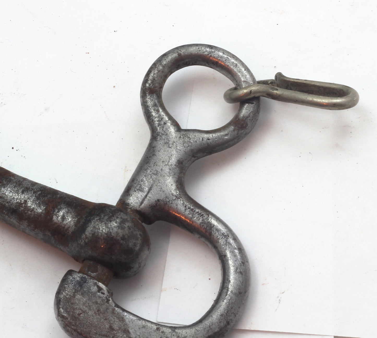 A 1915 Steel Military Elbow or Portsmouth Bit