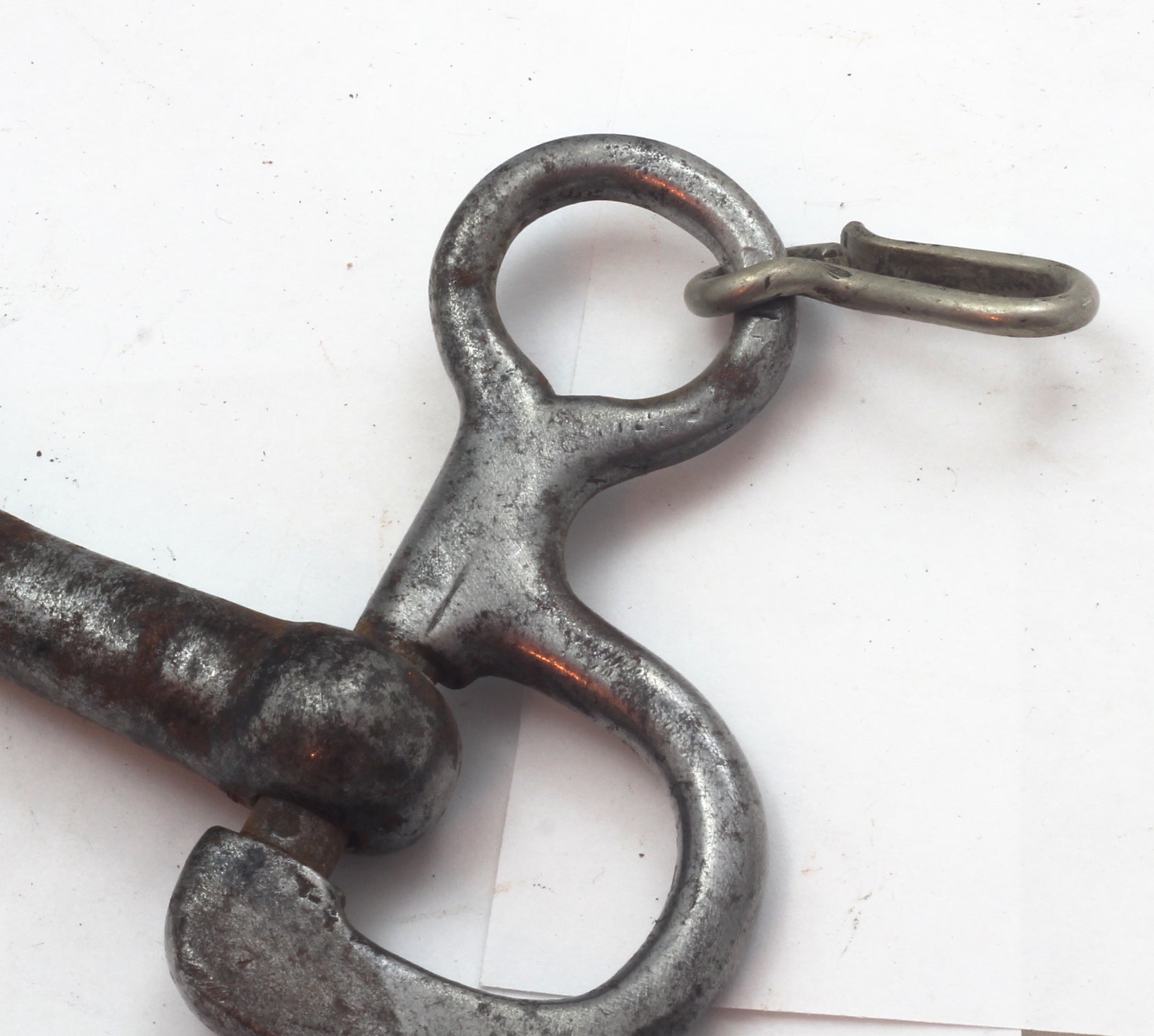 A 1915 Steel Military Elbow or Portsmouth Bit