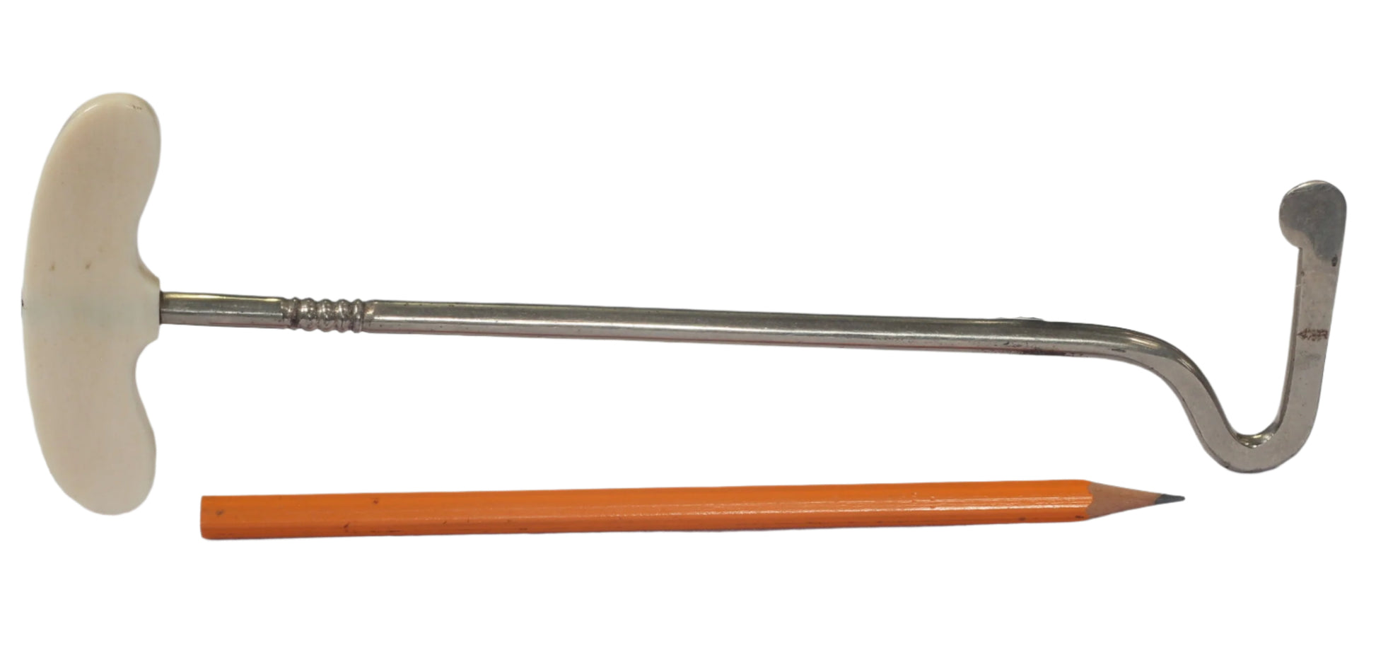 Vintage Boot Pulls & Shoe Horn with Ivorine Handles