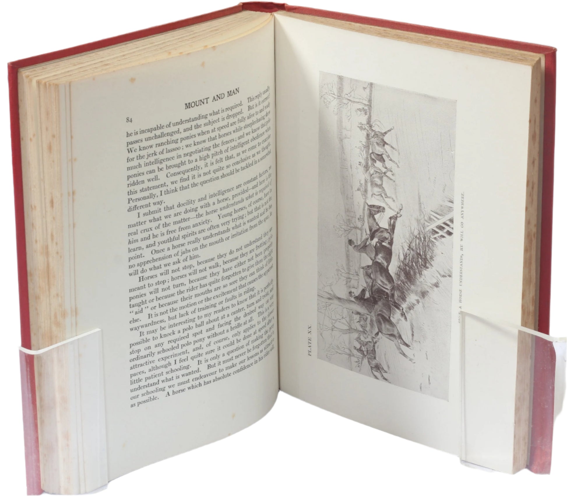 Mount & Man by Lt-Col M.F.McTaggart, Illus Lionel Edwards, 1925 1st Ed.