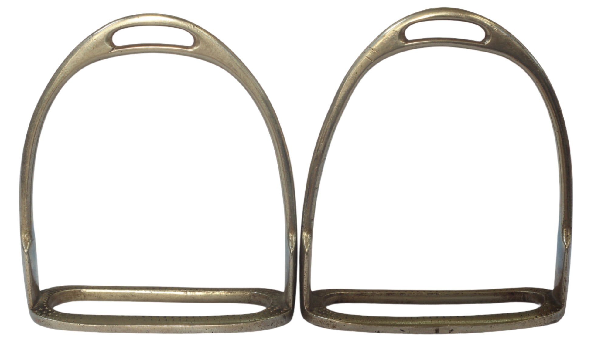 A Pair of Small Nickel Stirrups