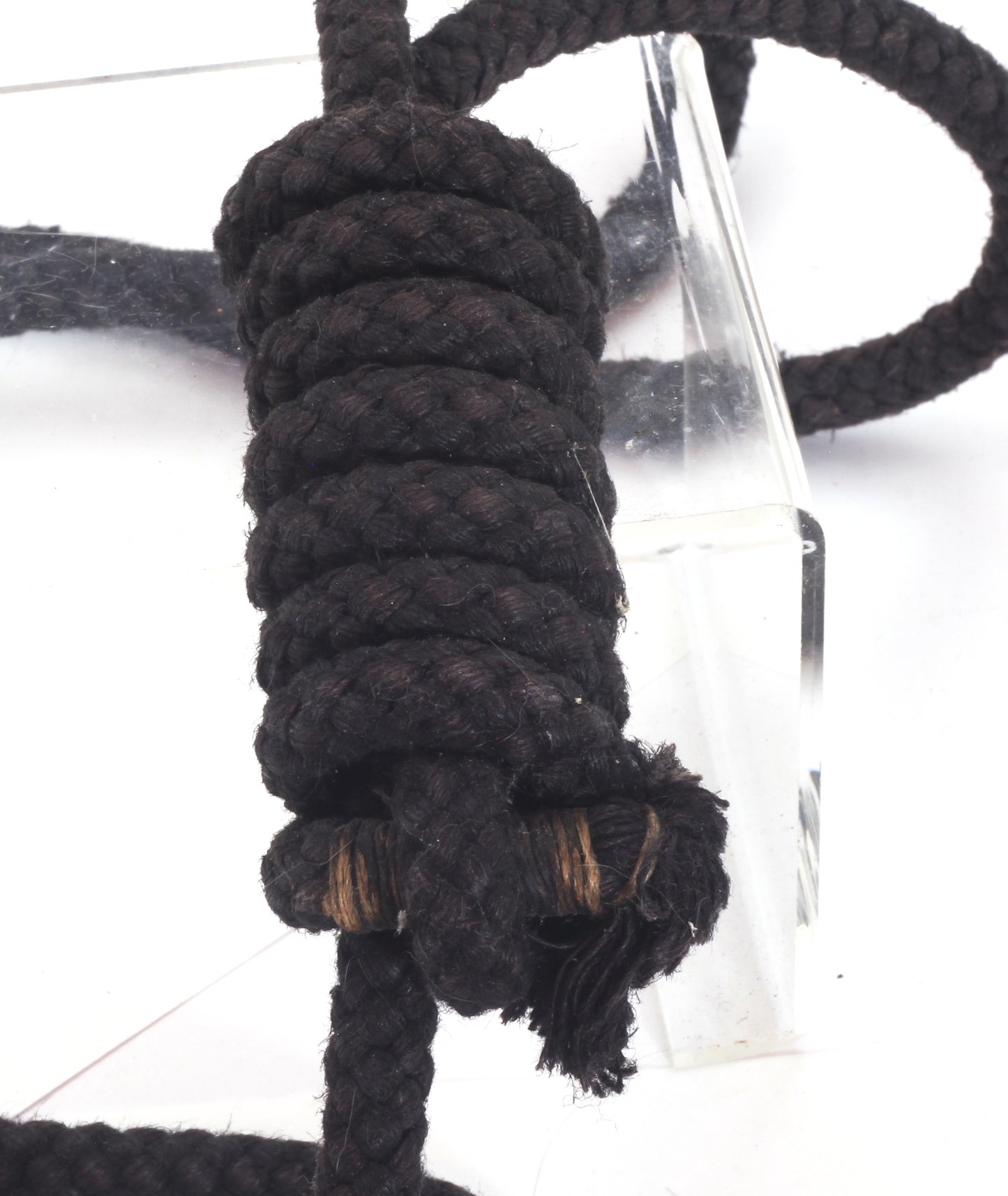 A Black Neck Rope for a Military Horse