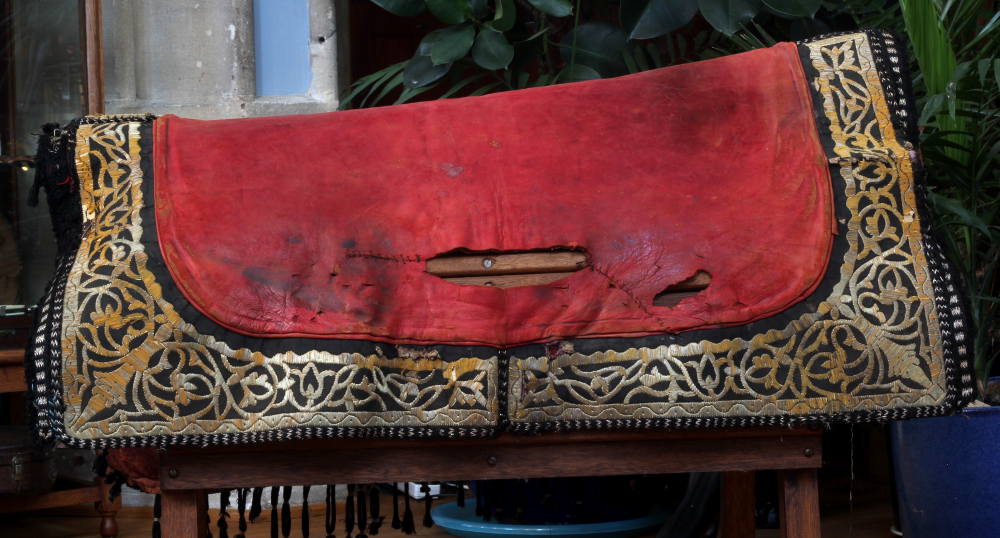 A Moroccan Saddle and Accessories