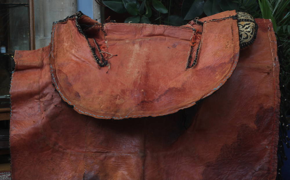 A Moroccan Saddle and Accessories
