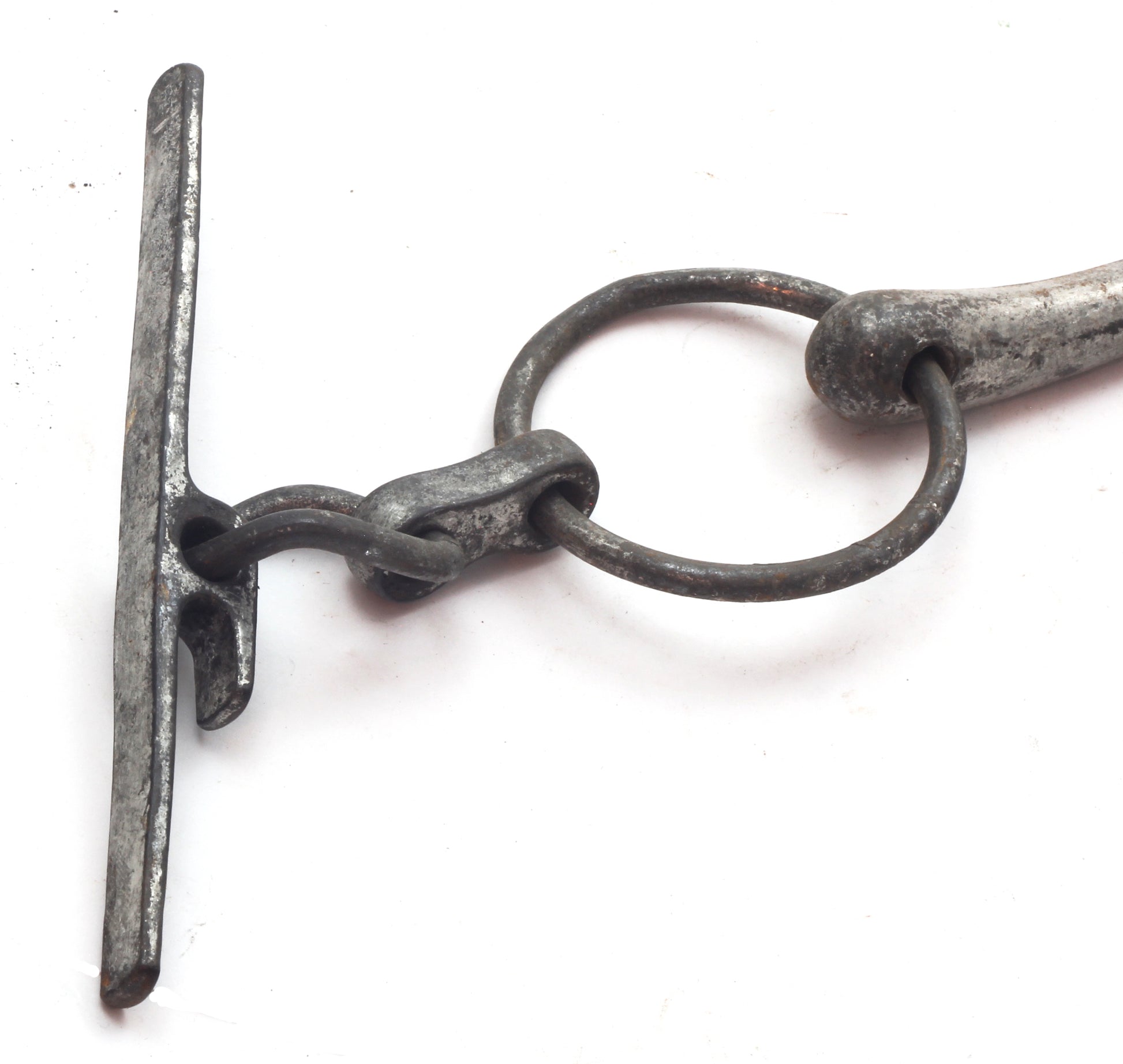 A 1945 Steel T Bar Bradoon or Watering Snaffle