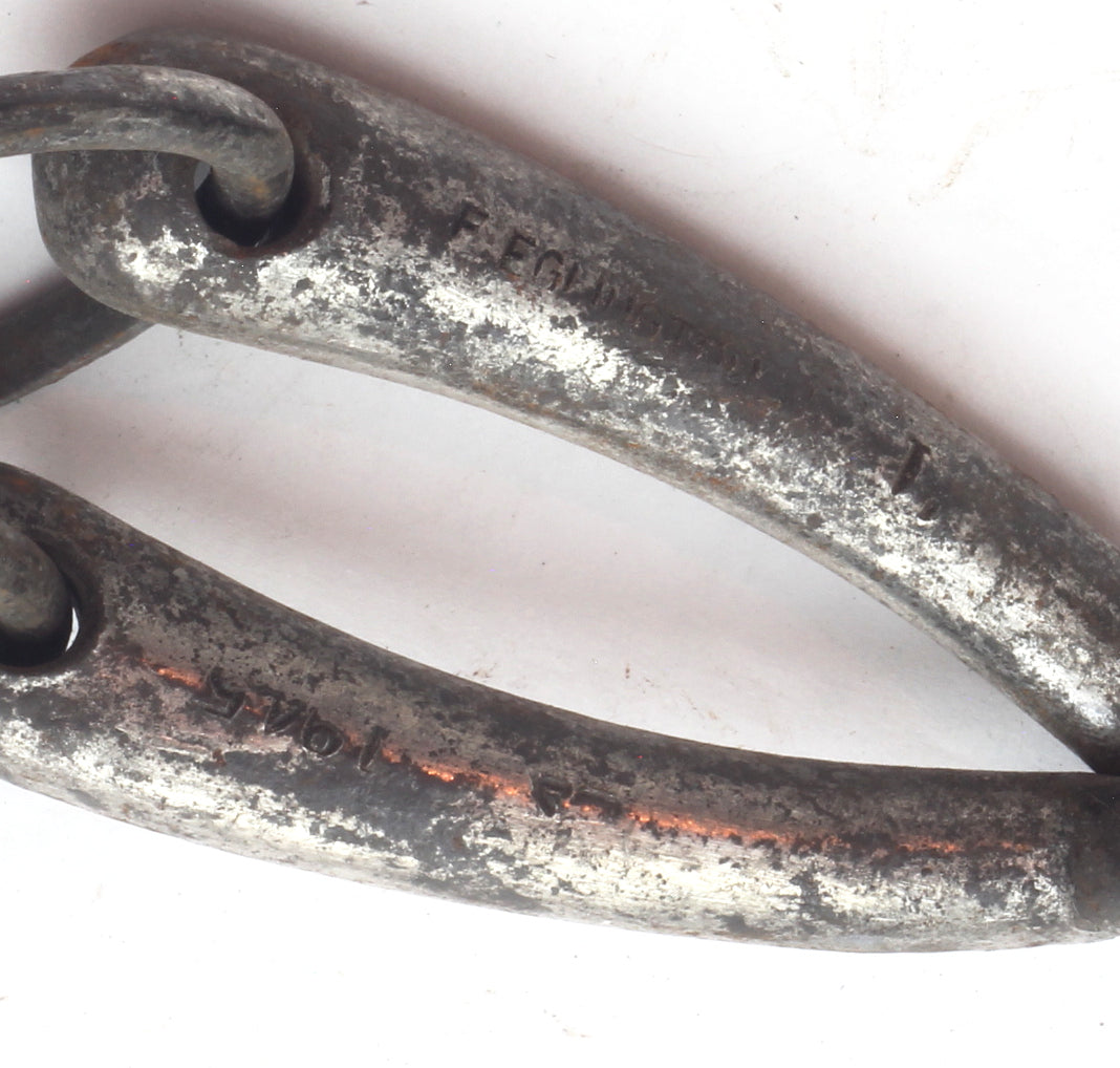 A 1945 Steel T Bar Bradoon or Watering Snaffle